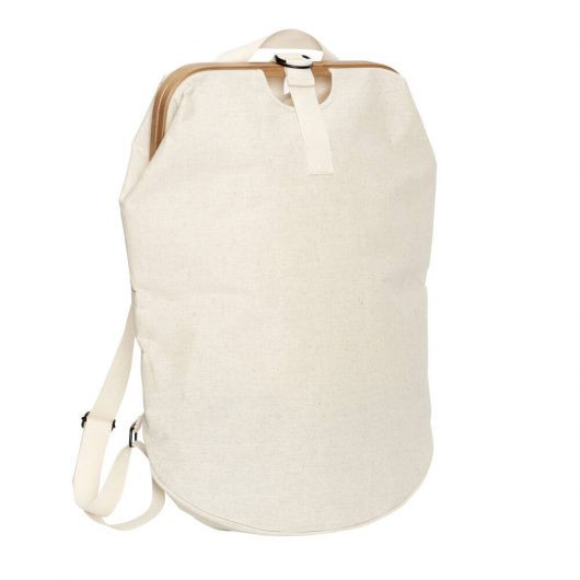 Cos de rufe crem din fibre naturale 41x65 cm Ecru Hubsch