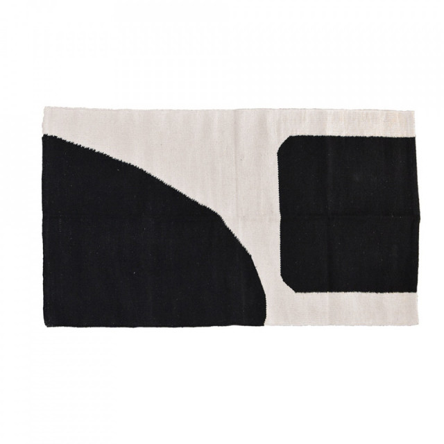 Covor alb/negru din bumbac 200x300 cm Bloop The Home Collection