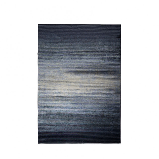 Covor albastru din viscoza si poliester 170x240 cm Obi Zuiver