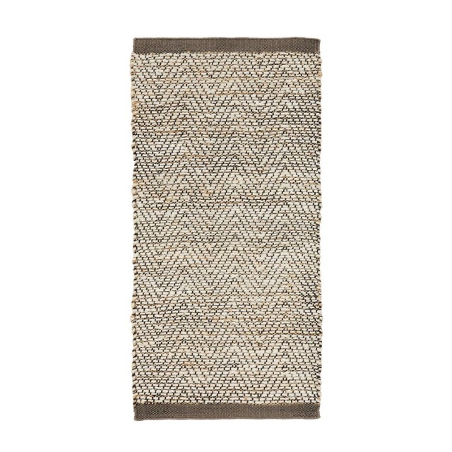 Covor bej din fibre naturale 70x140 cm Tambo Kave Home