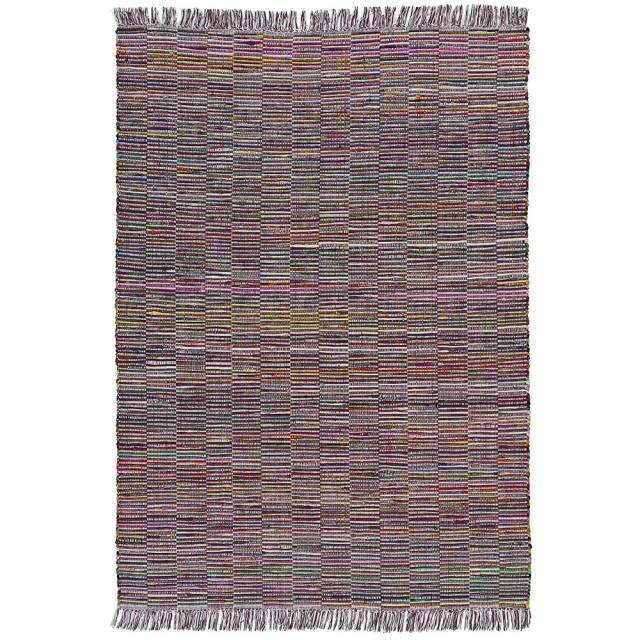 Covor dreptunghiular multicolor din poliester si bumbac 150x220 cm Recraft Kope UNIVERSAL XXI