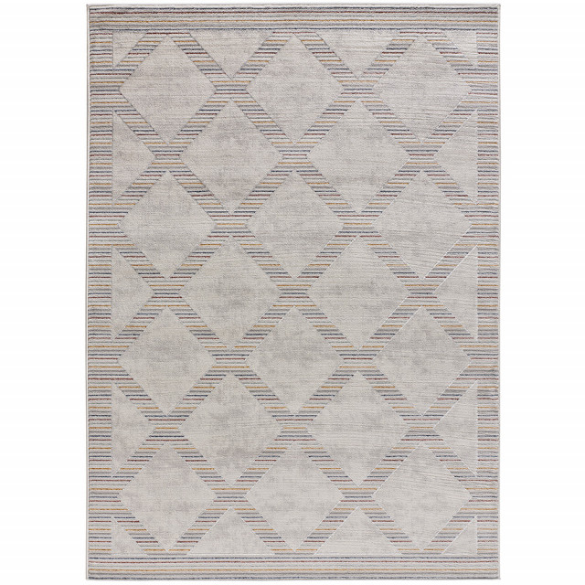Covor dreptunghiular multicolor din polipropilena si poliester 160x230 cm Pixie Der UNIVERSAL XXI