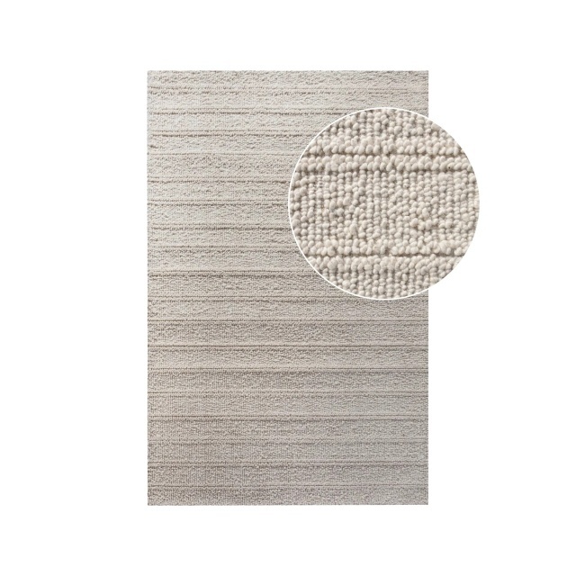 Covor ivoriu din fibre naturale 200x230 cm Dehli House Nordic