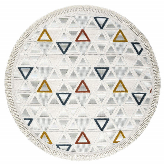 Covor multicolor din fibre sintetice Sosa Triangle The Home Collection (diverse dimensiuni)