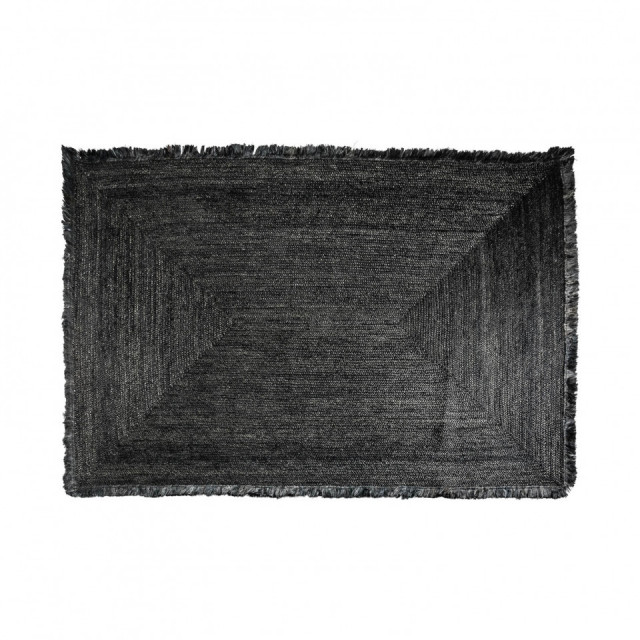 Covor negru din fibre naturale 215x315 cm Alaska Vical Home