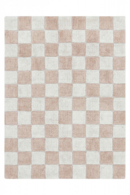Covor pentru copii bej/roz din bumbac 120x160 cm Little Lorena Canals