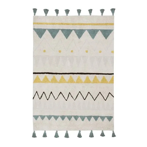 Covor pentru copii multicolor din bumbac 140x200 cm Azteca Vintage Lorena Canals