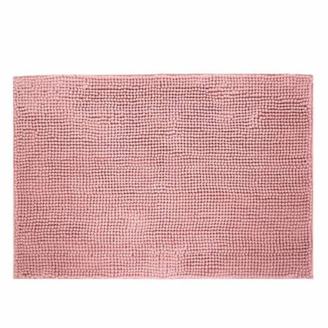 Covoras de baie roz din poliester 50x70 cm Jon Homla