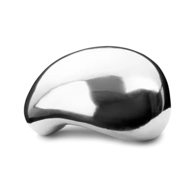 Decoratiune argintie din metal 5 cm Sculptural Ferm Living