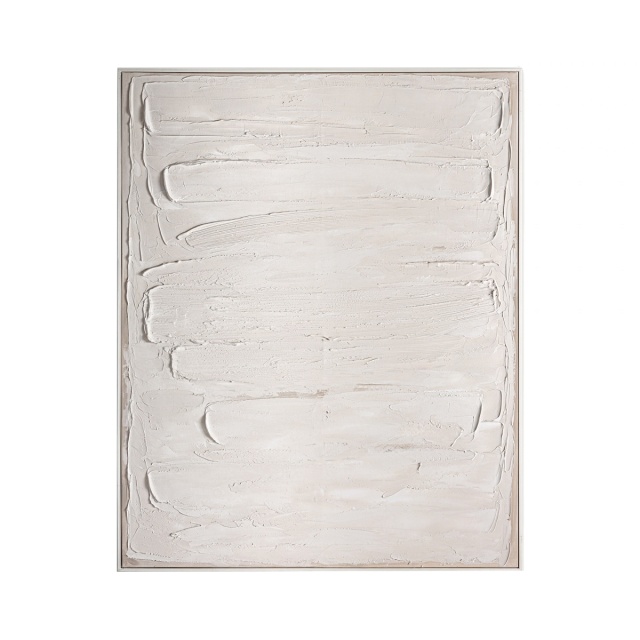 Decoratiune de perete alb antic din fibre naturale 121x151 cm Egil Vical Home