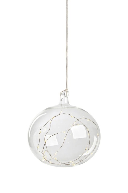 Decoratiune luminoasa suspendabila transparenta din sticla Lina Markslojd