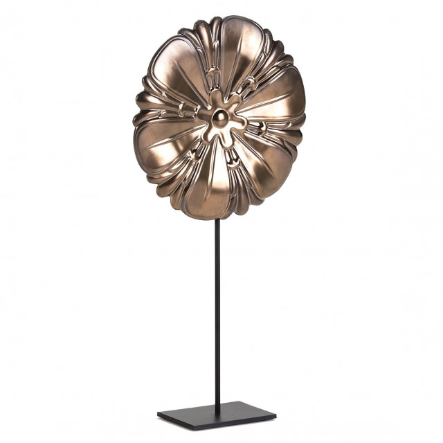 Decoratiune maro/neagra din ceramica si metal 61 cm Plea Thai Natura