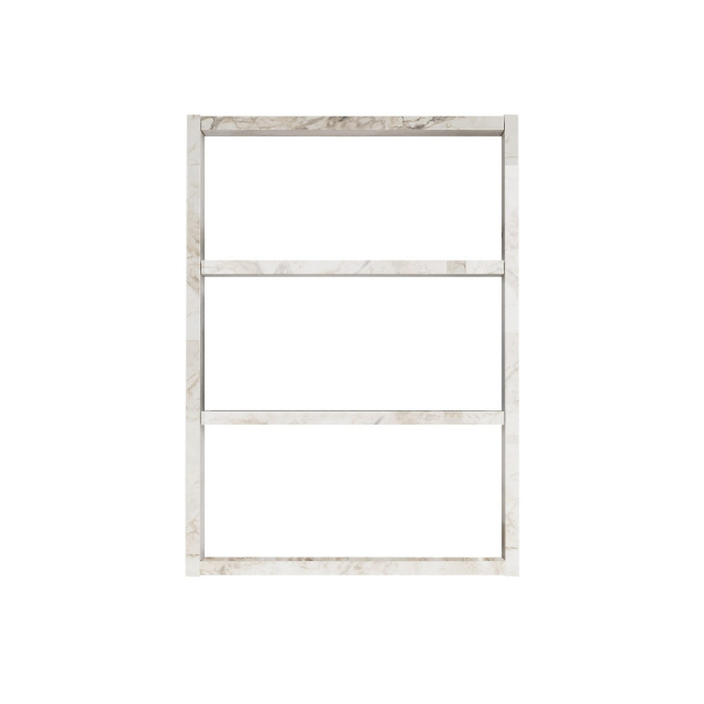 Etajera de perete alba 60 cm Pr1-W Marble The Home Collection