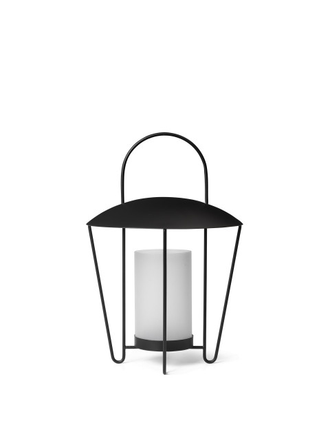Felinar negru din metal 45 cm Abri Ferm Living