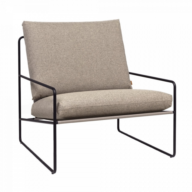 Fotoliu exterior bej nisipiu din textil Desert Ferm Living