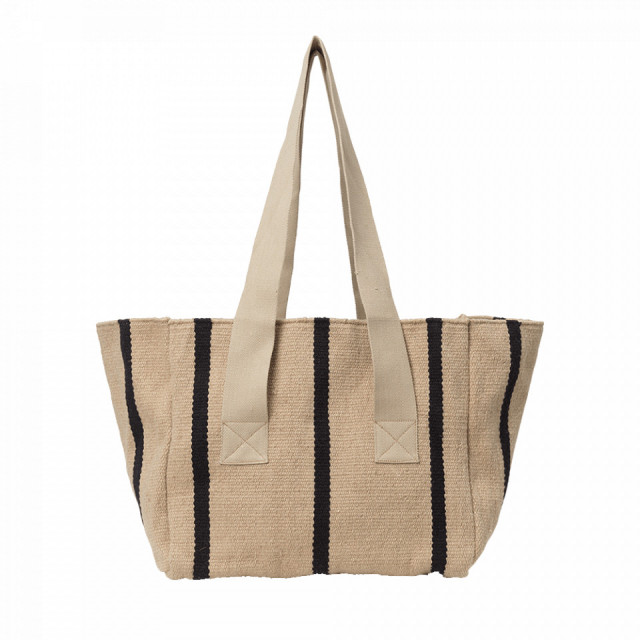 Geanta bej/neagra din fibre sintetice Yard Ferm Living