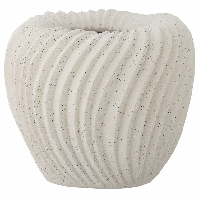 Ghiveci alb din ceramica 22 cm Maham Bloomingville