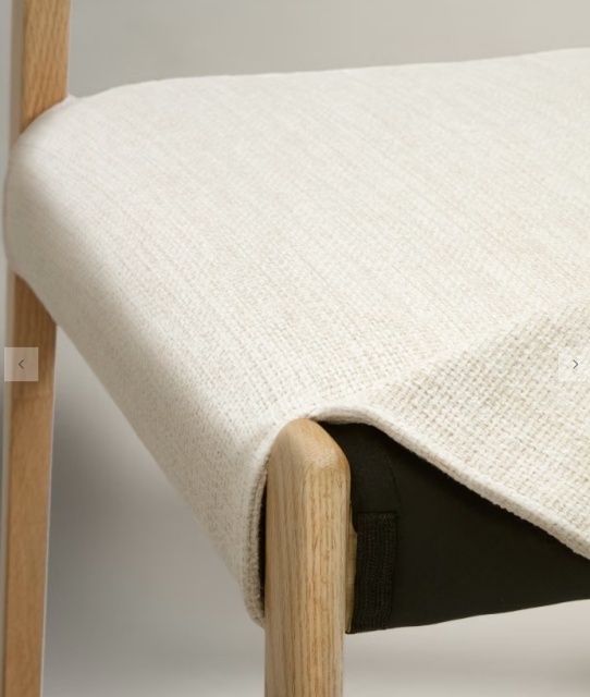 Husa scaun dining bej din textil Cudia Kave Home