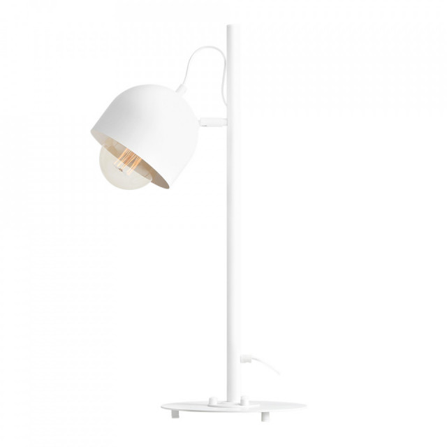 Lampa birou alba din otel 62 cm Beryl Aldex