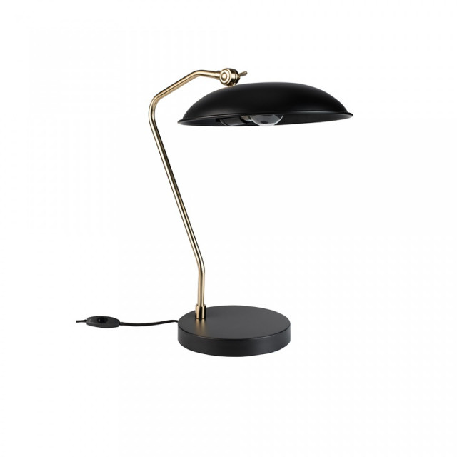 Lampa birou neagra din metal 50 cm Liam Dutchbone