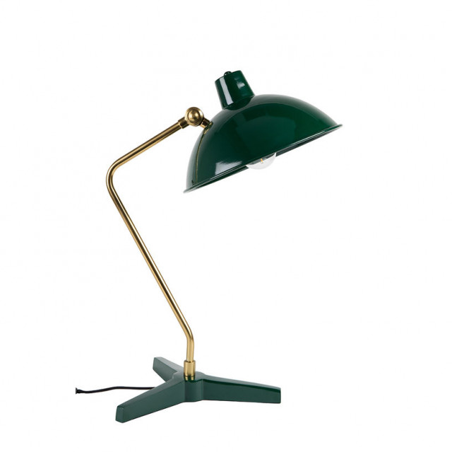 Lampa birou verde din metal 52 cm Devi Dutchbone