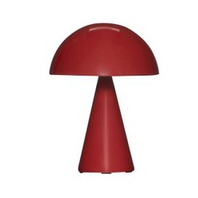 Lampa portabila dimabila de birou rosie din metal 20 cm Mush Hubsch