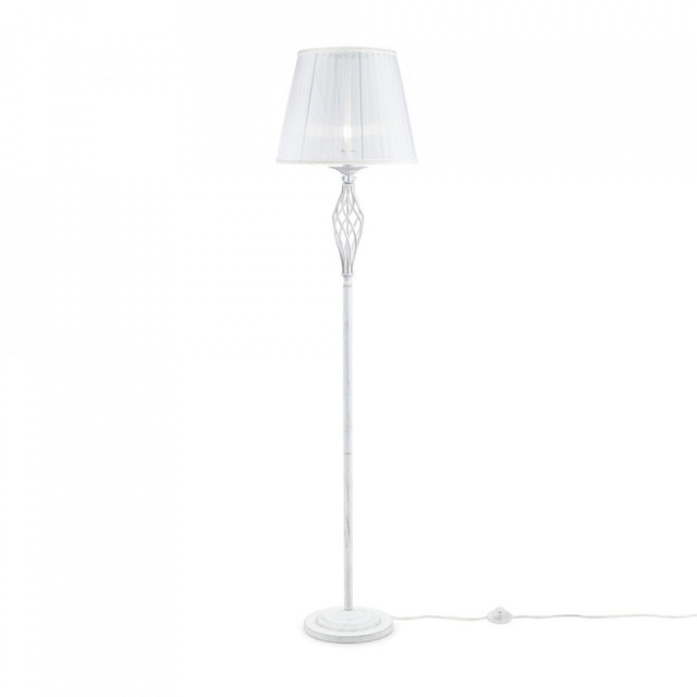 Lampadar alb/auriu din metal 165 cm Grace Maytoni