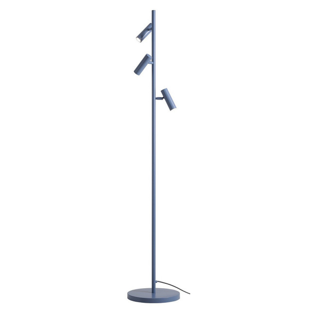 Lampadar albastru din metal cu 3 becuri 167 cm Trevo Aldex