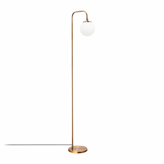 Lampadar auriu din metal 146 cm Viran Art The Home Collection