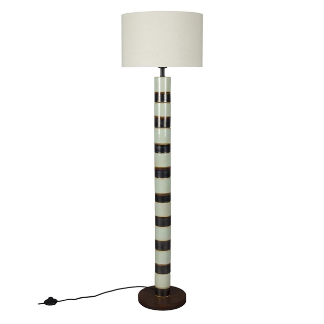 Lampadar bej din metal 143 cm Vertigo Dutchbone
