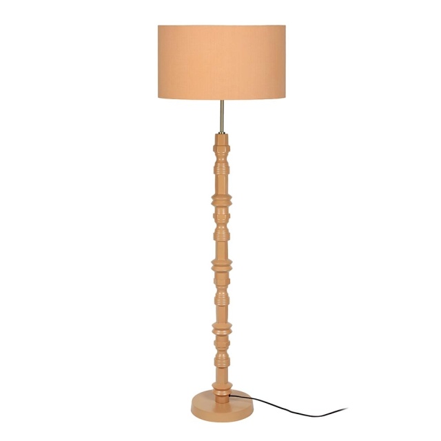 Lampadar maro teracota din metal 148 cm Totem Zuiver