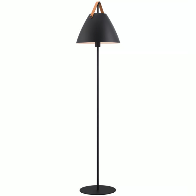 Lampadar negru din metal 154 cm Strap Nordlux