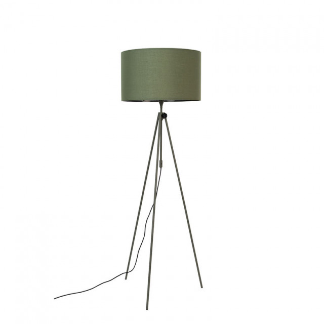 Lampadar verde din material textil si metal 181 cm Lesley Zuiver