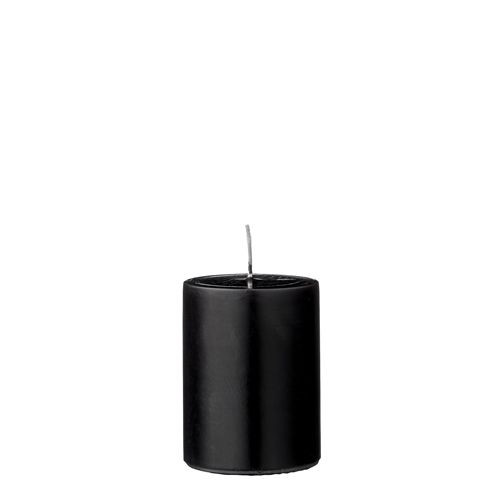 Lumanare neagra din fibre naturale 10 cm Candle Bloomingville