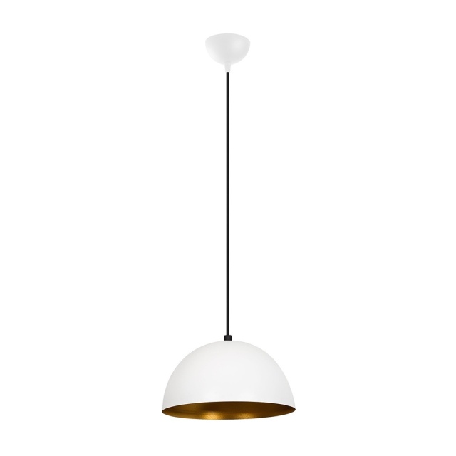 Lustra alba/aurie din metal Sivani S The Home Collection