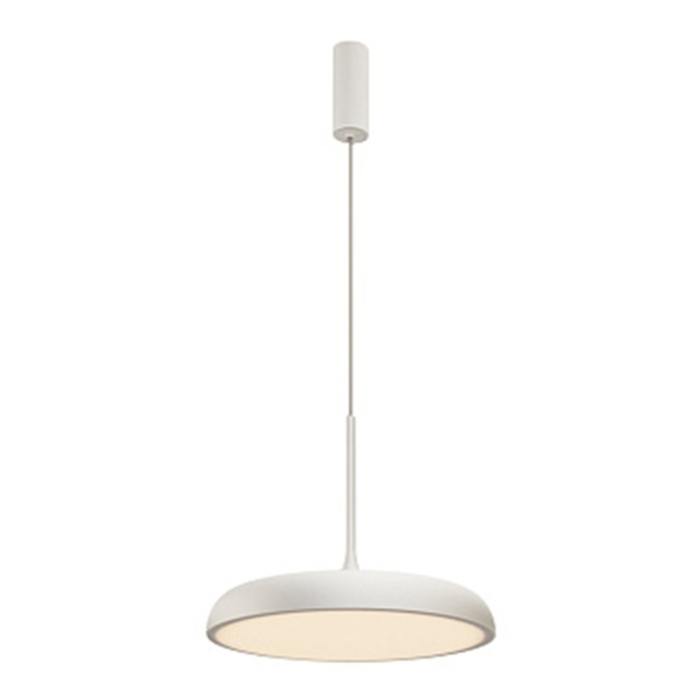 Lustra alba din metal cu LED Gerhard M Maytoni