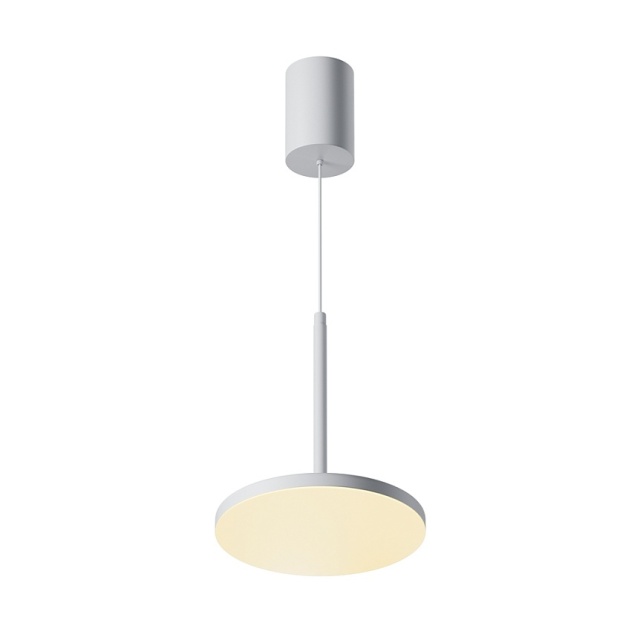 Lustra alba din metal cu LED Plato Maytoni