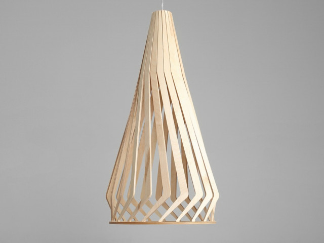 Lustra maro din lemn Vega Custom Form