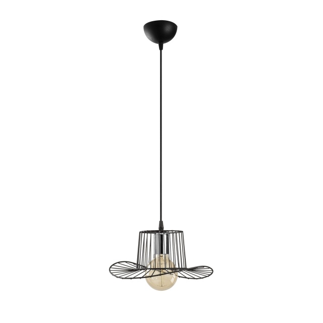 Lustra neagra din metal Tel S The Home Collection