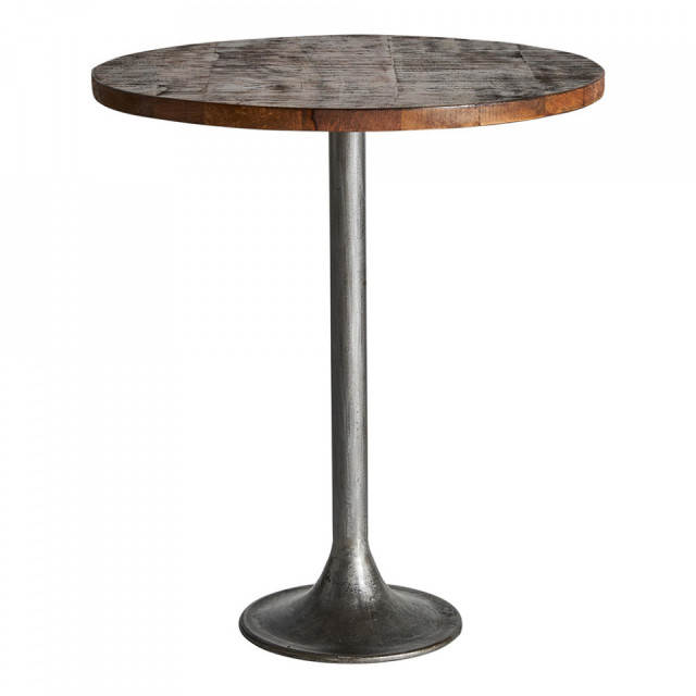 Masa bar maro/gri din lemn 65 cm Tyler Vical Home