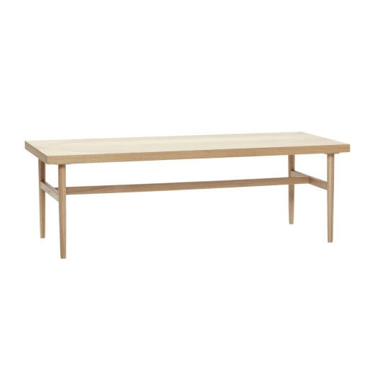 Masa de cafea maro din lemn 51x121 cm Herringbone Hubsch