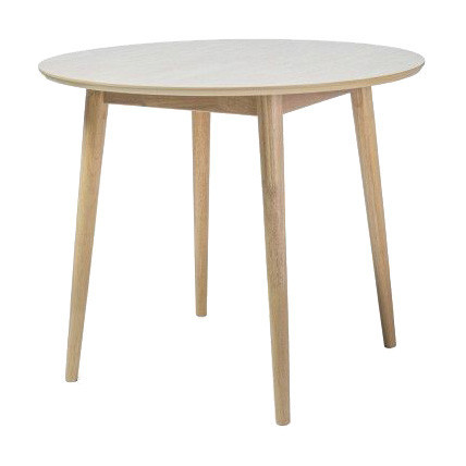 Masa dining maro din MDF si lemn 90 cm Nelson The Home Collection