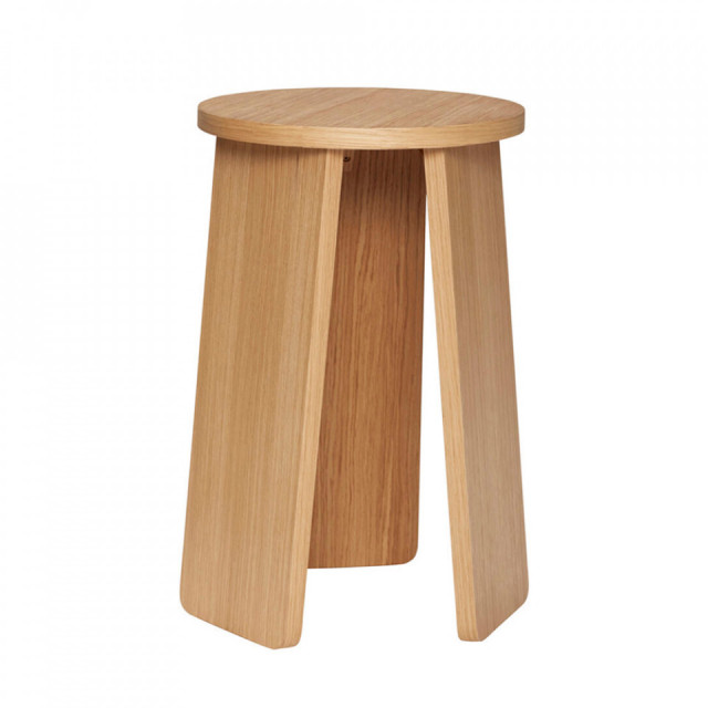 Masuta maro din lemn de stejar 35 cm Ivone Hubsch