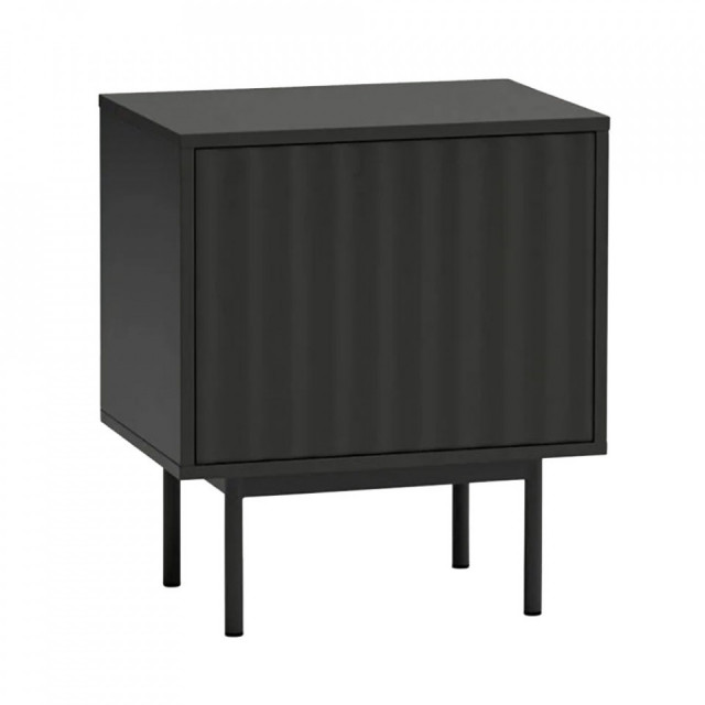 Noptiera neagra din metal Sierra Teulat