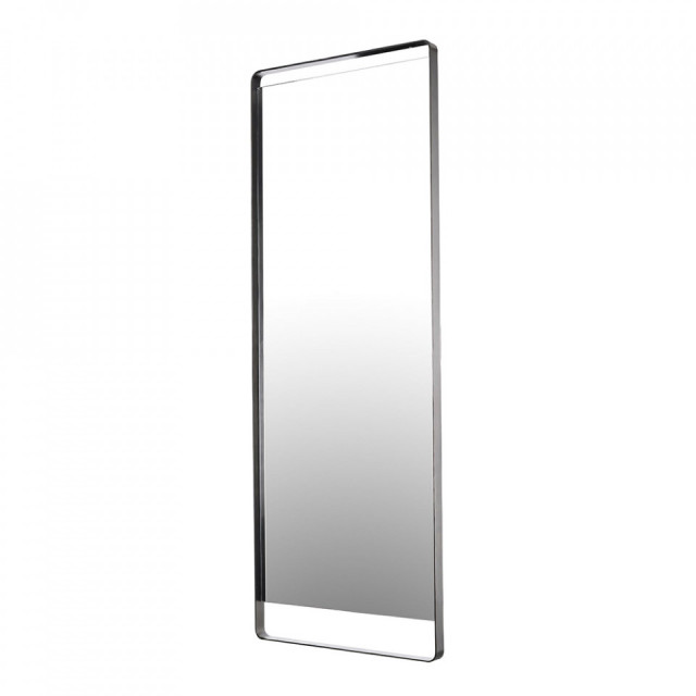 Oglinda dreptunghiulara argintie din metal 62x168 cm Edge Pols Potten