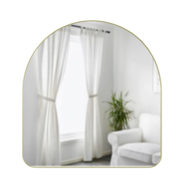 Oglinda dreptunghiulara maro alama din metal 87x92 cm Hubba Arched Umbra