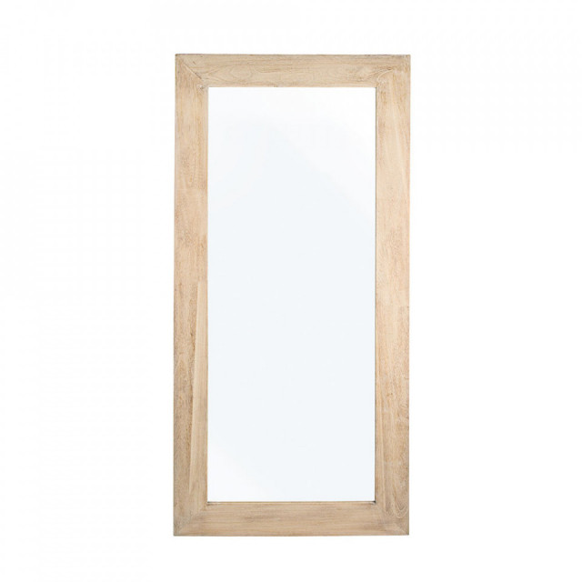 Oglinda dreptunghiulara maro din lemn de paulownia 82x172 cm Tiziano Bizzotto
