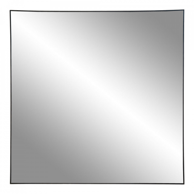 Oglinda patrata neagra din otel 60x60 cm Jersey House Nordic