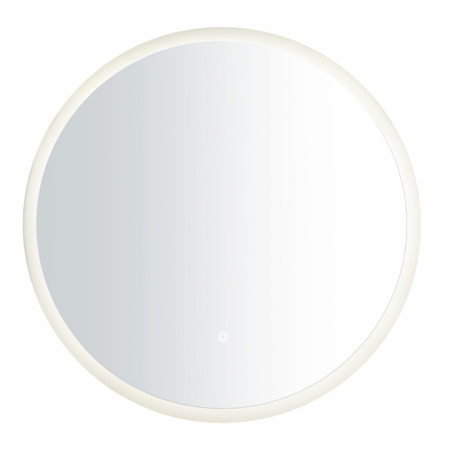 Oglinda rotunda din sticla si aluminiu cu LED 60 cm Dovina Nordlux