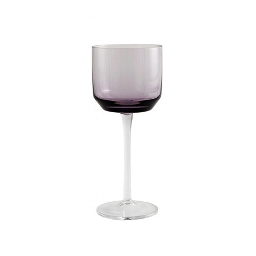 Pahar mov din sticla pentru vin 8x19 cm Retro Nordal